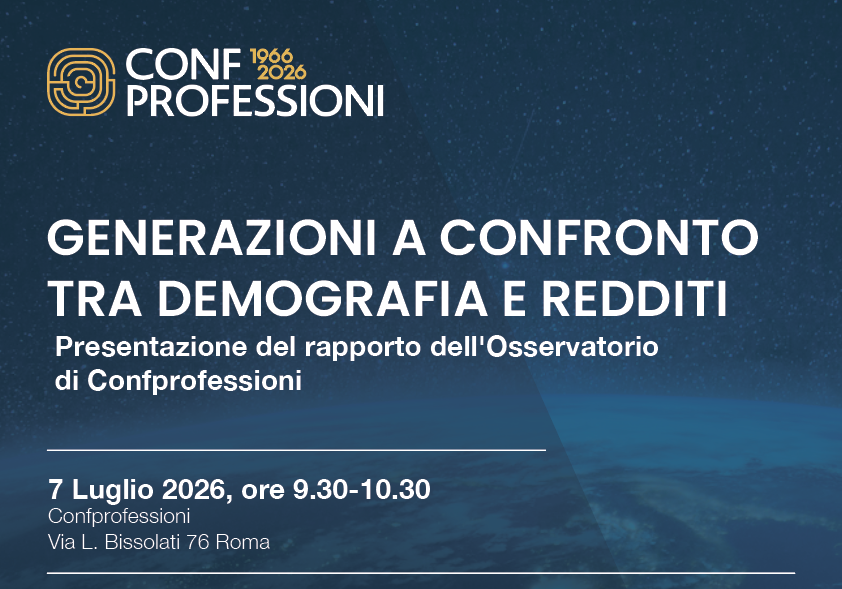 GENERAZIONI A CONFRONTO TRA DEMOGRAFIA E REDDITI